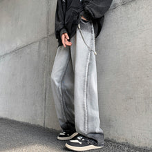 Men Jeans Gradient Jeans Men's Autumn Loose Straight Casual Pants
