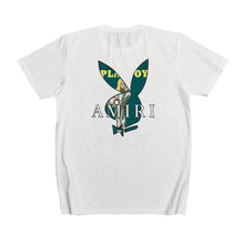 Amiri T Shirt Printed Casual Hip Hop Short-Sleeved T-shirt for Men