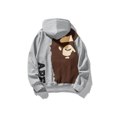 Bathing Ape Bape Hoodie Man Alphabet Print Solid Color Shark
