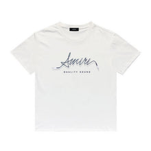 Amiri T Shirt Printed Casual Hip Hop round Neck Short Sleeve T-shirt