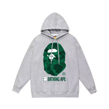 Bathing Ape Bape Hoodie Autumn/Winter Letter Print Loose Hoodie Pullover Ape Sweater