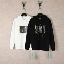 Off White hoodie angel wing pattern arrow hooded sweater