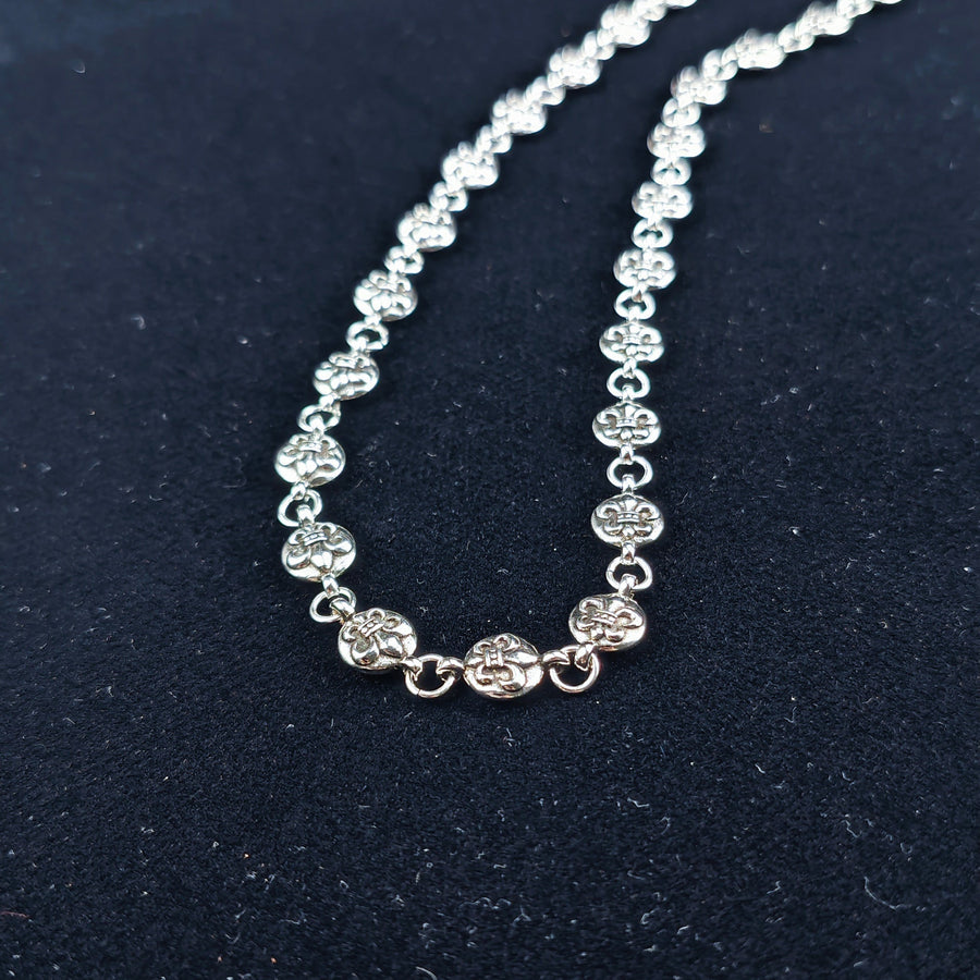 Chrome Hearts Necklace Cross Ball Men's and Women's Rough
