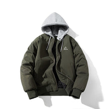 Mens Vintage Jackets Jacket Loose Baseball Suit Flight Suit Hooded