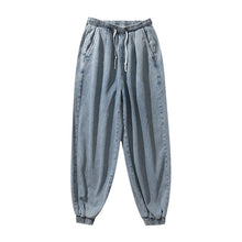 Men Jeans Ankle Banded Pants Jeans Men Loose Men's Pants