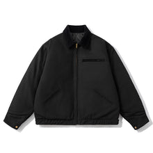 Mens Vintage Jackets Vintage Winter West Coast Lapel Colour Matching Jacket