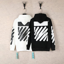 OW Wave Arrow Printed Hooded Sweater