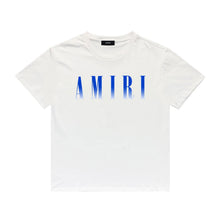 Amiri T Shirt Gradient Letter Flower Casual Short Sleeve T-shirt
