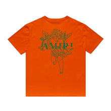 Amiri T Shirt Printed Casual Hip Hop round Neck Short Sleeve T-shirt