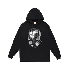 Bathing Ape Bape Hoodie Autumn/Winter Letter Print Loose Hoodie Pullover Ape Sweater