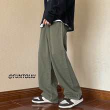 Men Jeans Black Vintage Jeans Oversize Overalls