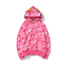 Bathing Ape Bape Hoodie Flame Camouflage Shark Autumn