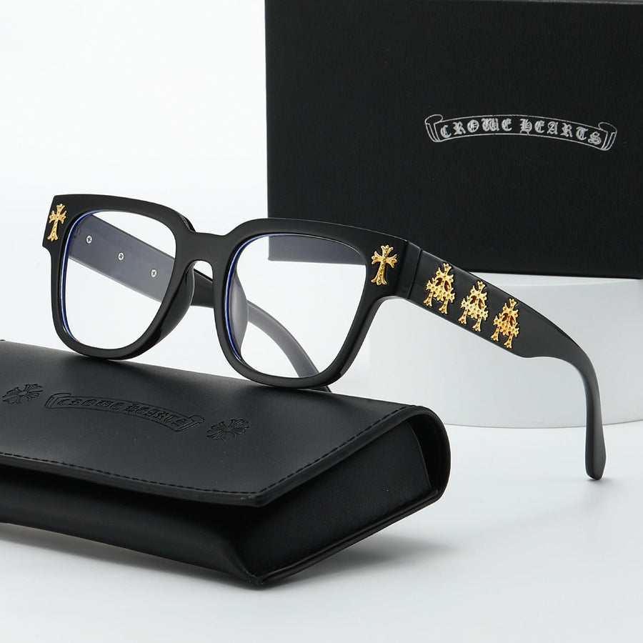 Chrome Hearts glasses box anti-blue flat glasses travel fashion