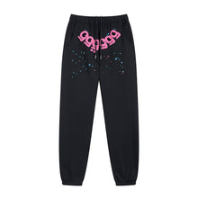 Sp5der Hoodie & Sweatpants Spider Web Velvet Sport Suit