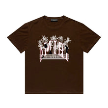 Amiri T Shirt Printed Casual Hip Hop round Neck Short Sleeve T-shirt