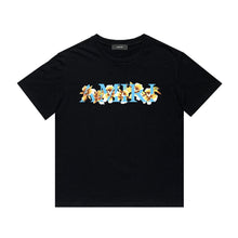 Amiri T Shirt Flower Print Casual Hip Hop Short Sleeve T-shirt