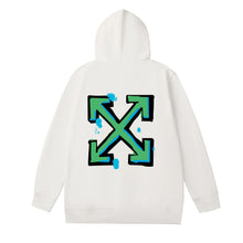 OW graffiti gradual change arrow pullover hooded sweater