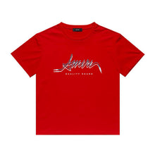 Amiri T Shirt Printed Casual Hip Hop round Neck Short Sleeve T-shirt