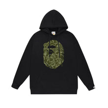 Bathing Ape Bape Hoodie Autumn/Winter Letter Print Loose Hoodie Pullover Ape Sweater