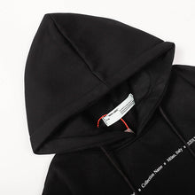 Off White hoodie with a shining star arrow pattern fleece hoodie