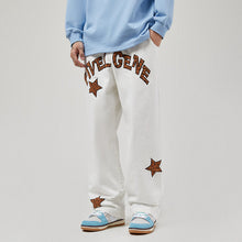 Men Jeans Retro Straight-Leg Pants