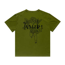 Amiri T Shirt Printed Casual Hip Hop round Neck Short Sleeve T-shirt