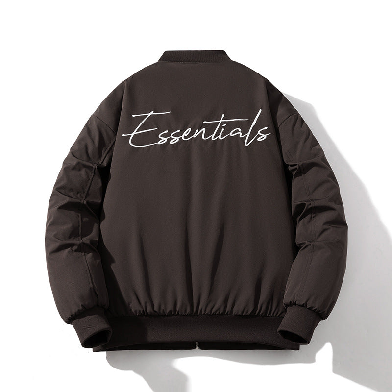 Mens Vintage Jackets Embroidered Jacket Jacket Loose Baseball Jacket