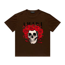 Amiri T Shirt Printed Casual Hip Hop round Neck Short Sleeve T-shirt