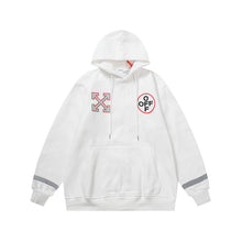 Off White hoodie Alphabet Arrow Pattern Fleece Hood