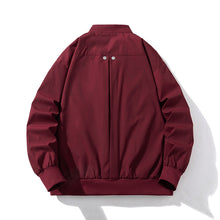 Men Vintage Jackets Vintage Zipper Baseball Padded Jacket Flight Jacket Cotton