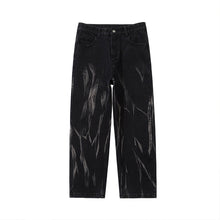 Men Jeans Hiphop Pants Loose Straight Jeans