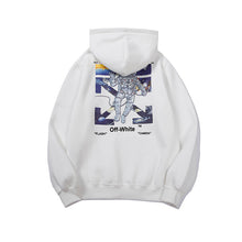 Off White hoodie space astronaut arrow fleece hooded