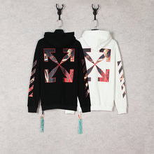 Off White hoodie Caravaggio oil painting pattern print hooded guard