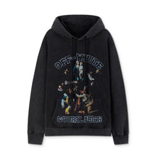 Off White hoodie oil painting series pattern pullover hooded