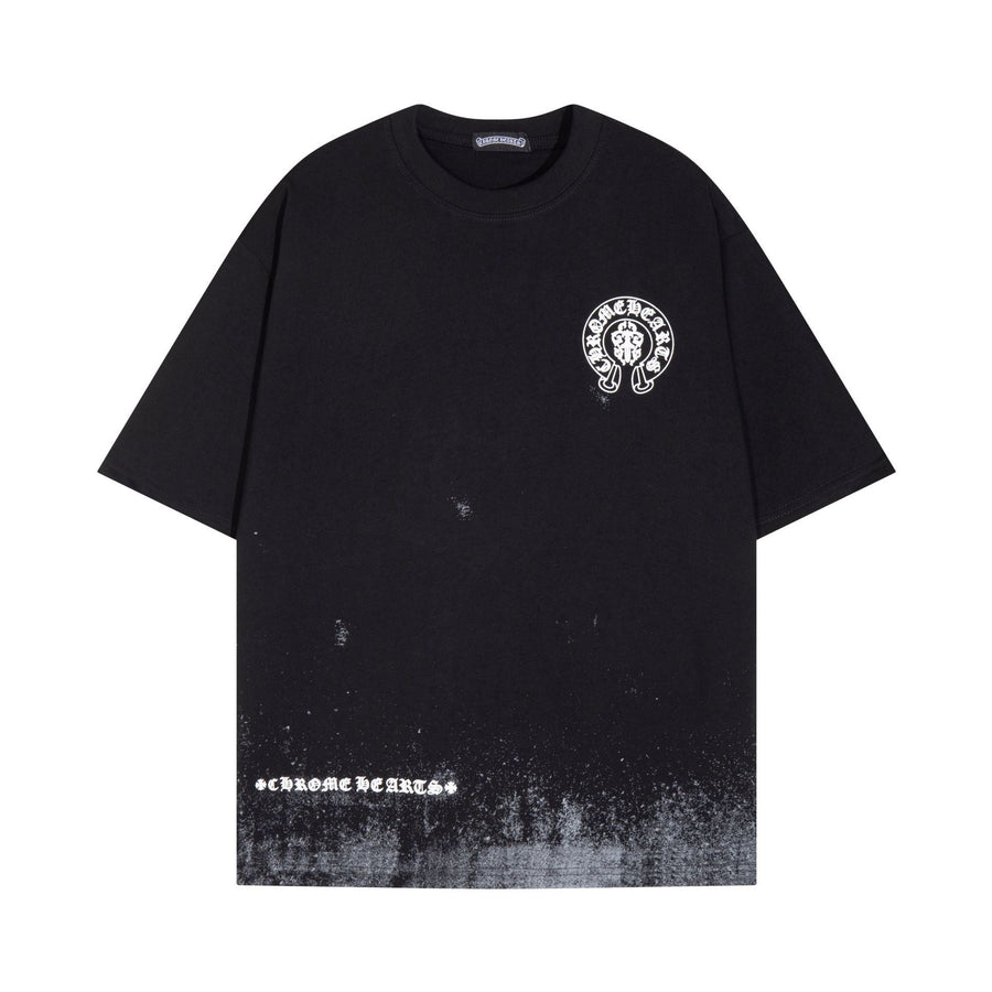 CHH Heart T Shirts Sanskrit Short Sleeve T-Shirt Crew Neck