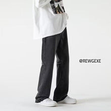 Men Jeans Hiphop Baggy Straight Trousers