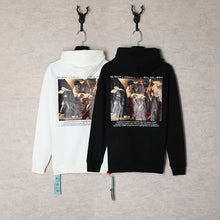 Off White hoodie oil painting series pullover terry hooded