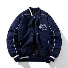 Mens Vintage Jackets Baseball Suit Embroidered Jacket Hooded Flight Suit Cotton Suit