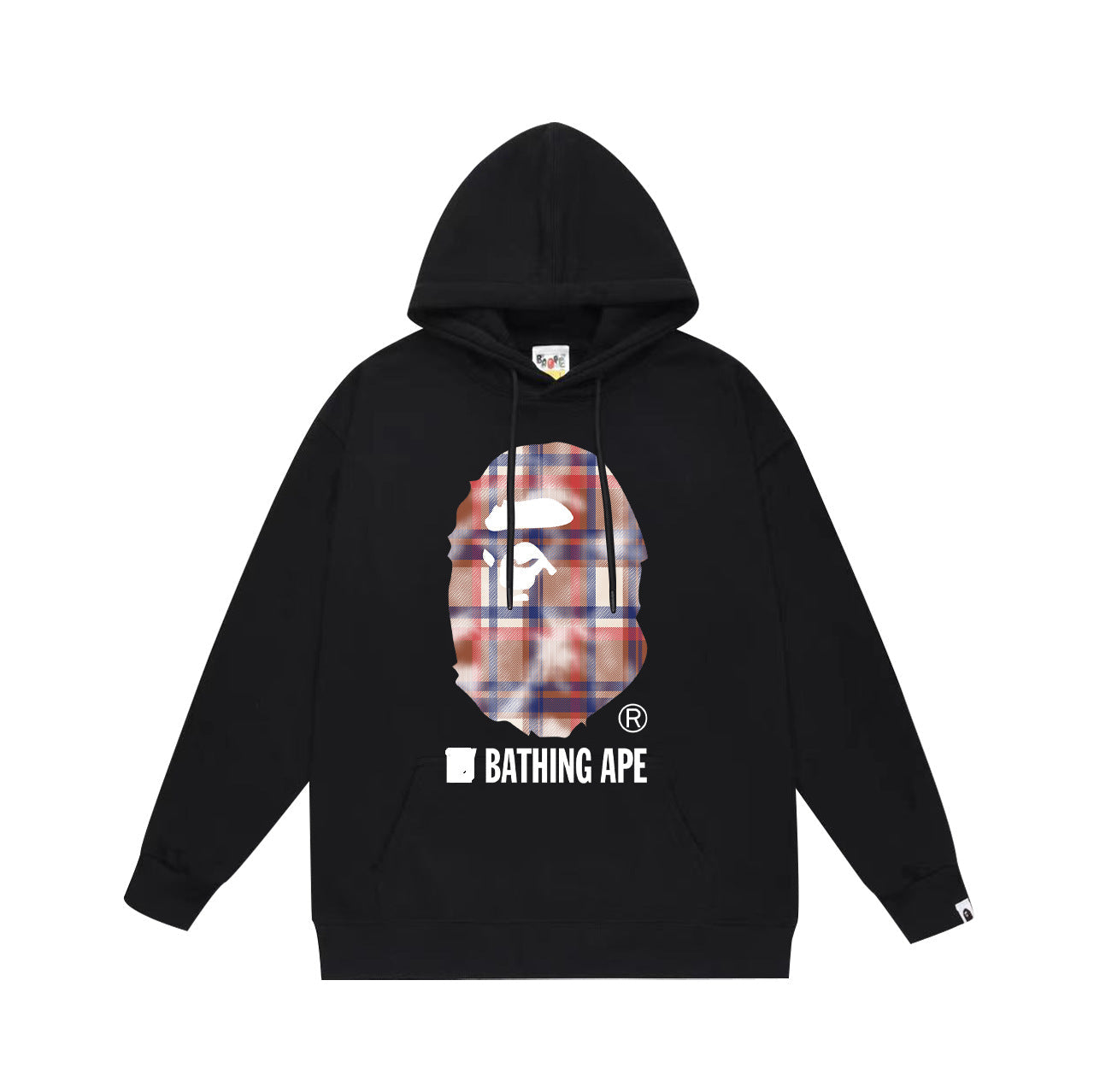 Bathing Ape Bape Hoodie Autumn/Winter Letter Print Loose Hoodie Pullover Ape Sweater
