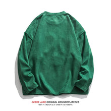 Men Pullover Hoodie Spring Sweater Men's Retro Loose Top