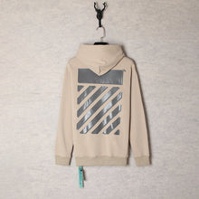 OW basic arrow pattern hooded sweater