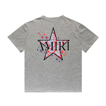 Amiri T Shirt Casual Hip Hop round Neck Short Sleeve T-shirt