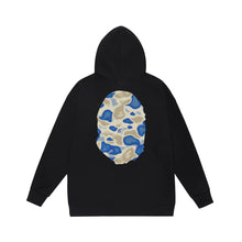 Bathing Ape Bape Hoodie Autumn/Winter Letter Print Loose Hoodie Pullover Ape Sweater