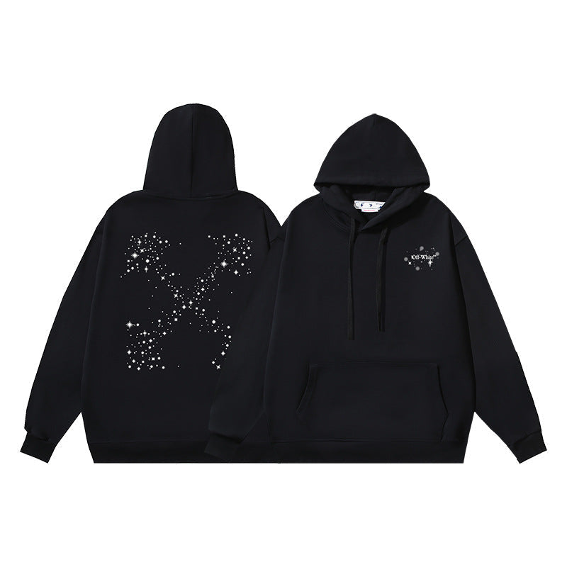 OW Star Snowflake Arrow Hooded Sweater