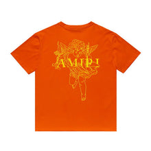 Amiri T Shirt Printed Casual Hip Hop round Neck Short Sleeve T-shirt