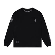 CHH Chrome Heart Long Sleeve Shirt Unisex Fashion Loose Long Sleeve Shirt