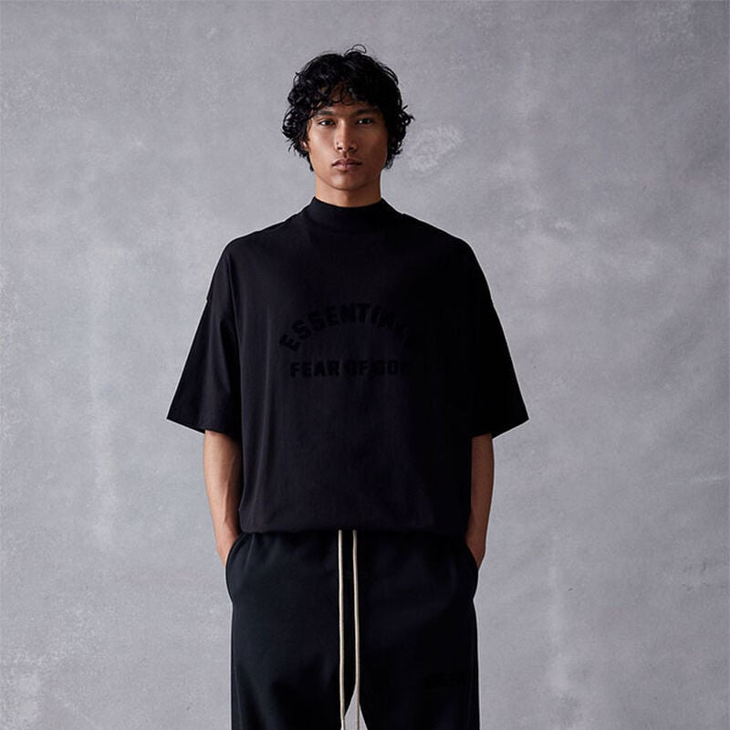Fog Essentials T shirt Offset Logo Loose T shirt
