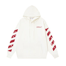 Off White hoodieVR Power Anchor Pattern Arrow Print Hood