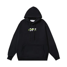 Off White hoodie Excavator Pattern Sleeve Hooded