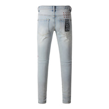 KSUBI Jeans Slim Fit Casual Stretch Ripped  Jeans